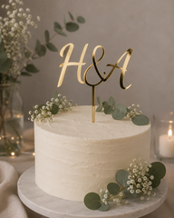 Caketopper - Initials