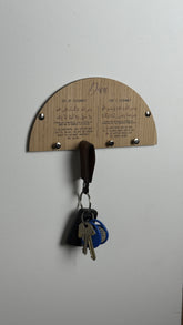 Nøgleholder Sølv - Dua (Buet)