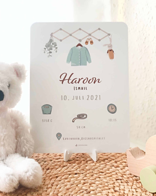 Fødselstavle - Dreng