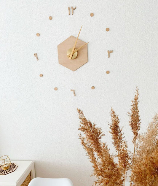 Horloge murale exclusive – Chêne