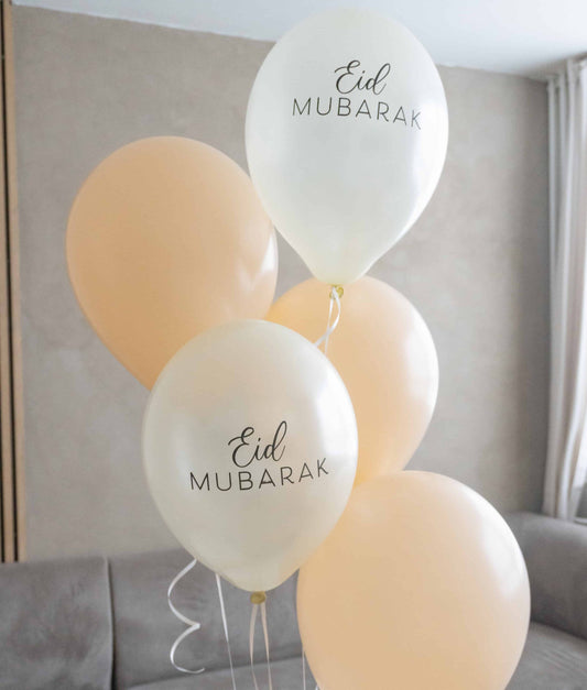 dekorativ Eid-ballonbuket för Eid i latex (naturgummi) 100% biologisk nedbrydelig