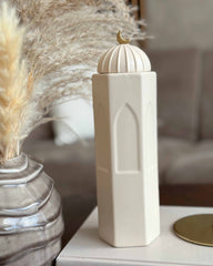 Minarets of Aqsa – islamisk keramik vase til Ramadan og Eid pynt
Minarets of Aqsa Islamic ceramic vase for Ramadan and Eid home decoration