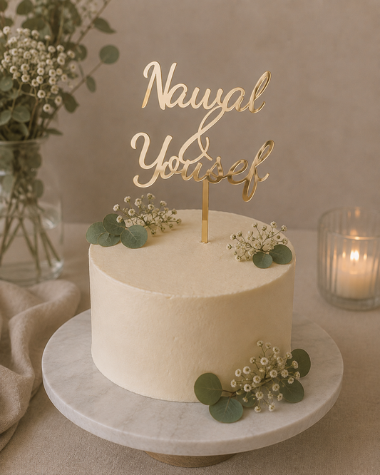 Caketopper - Navne