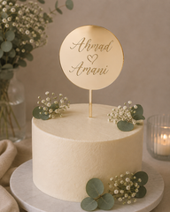 Caketopper - Rund