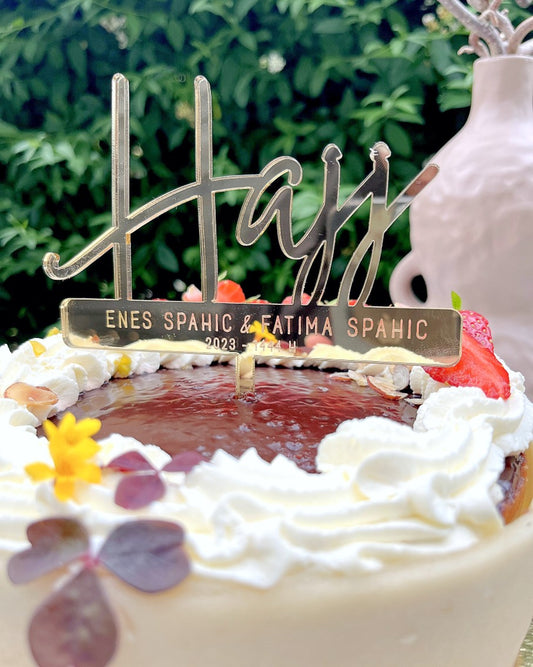 Personlig Caketopper - Hajj
