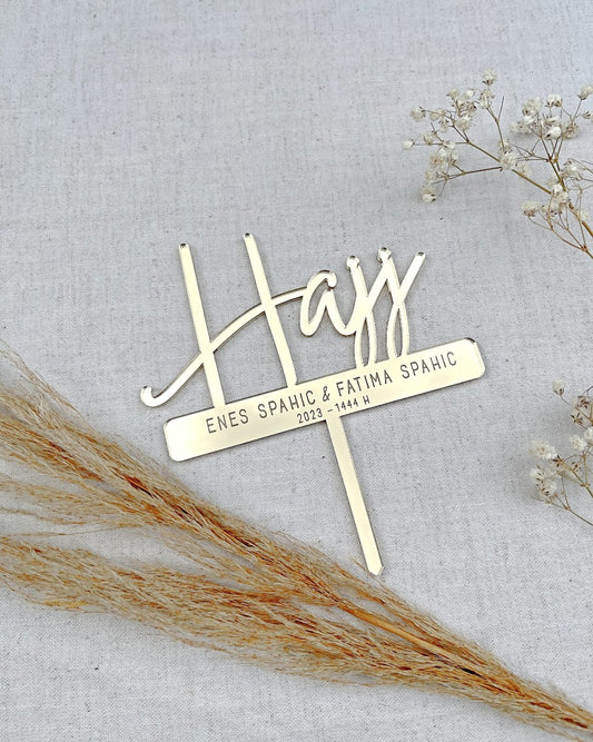Personlig Caketopper - Hajj