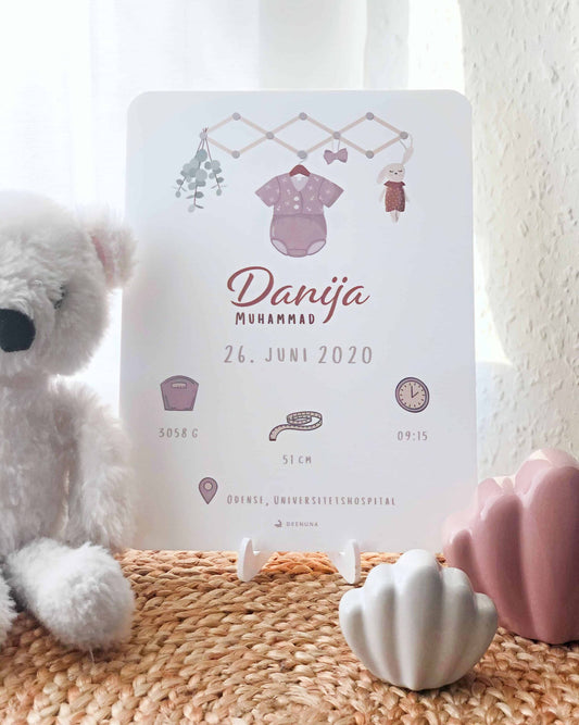 Fødselstavle - Pige