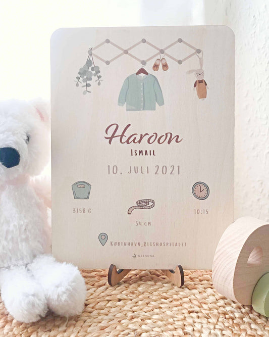 Fødselstavle - Dreng