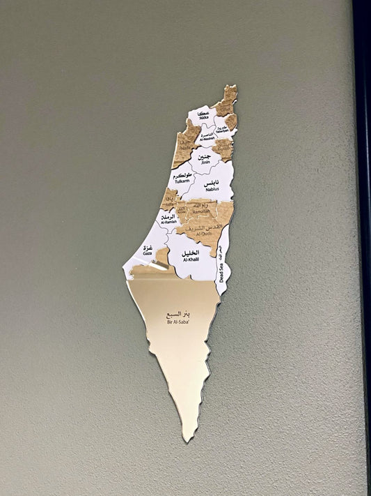 Palæstina - 3D landkort