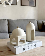 Quba keramik lysestager – Ramadan og Eid pynt til hjemmet
Quba ceramic candle holders – Ramadan and Eid home decoration