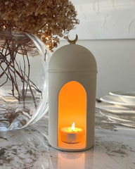 Quba Minaret keramik lysestage – islamisk hjemmedekoration
Quba Minaret ceramic candle holder – Islamic home decoration