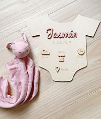 Fødselstavle - Baby Body