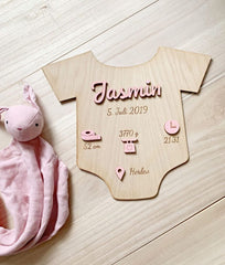 Fødselstavle - Baby Body