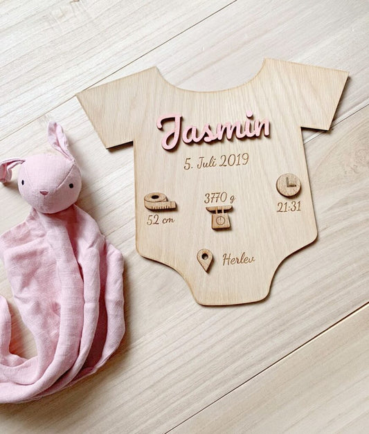 Fødselstavle - Baby Body
