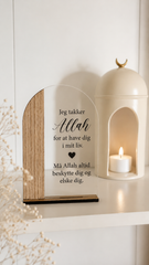 dekorativ Geschenkbox für Eid i dansk tekst