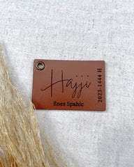 decorative keyring for Hajj i læder
