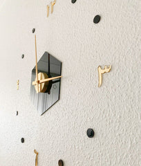 Exclusive Wall Clock - Black Acrylic