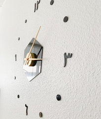 Exclusive Wall Clock - Black Acrylic
